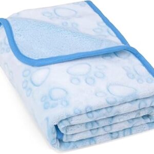 Fleece Throw Blanket Blue