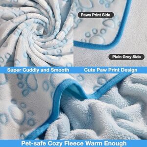 Fleece Throw Blanket Blue